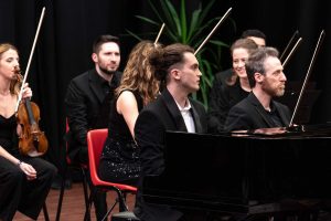 Thomas Masciaga, Classical Piano Performance at Auditorium Mozart in Ivrea, Italy.