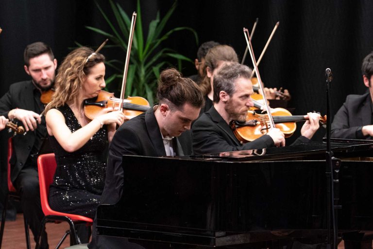 Thomas Masciaga, Classical Piano Performance at Auditorium Mozart in Ivrea, Italy.